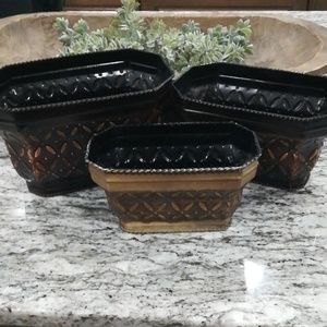 Metal planters